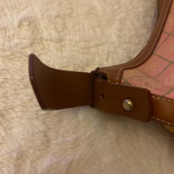 Dooney & Bourke Pink Signature Hobo Bag - Picture 8 of 16